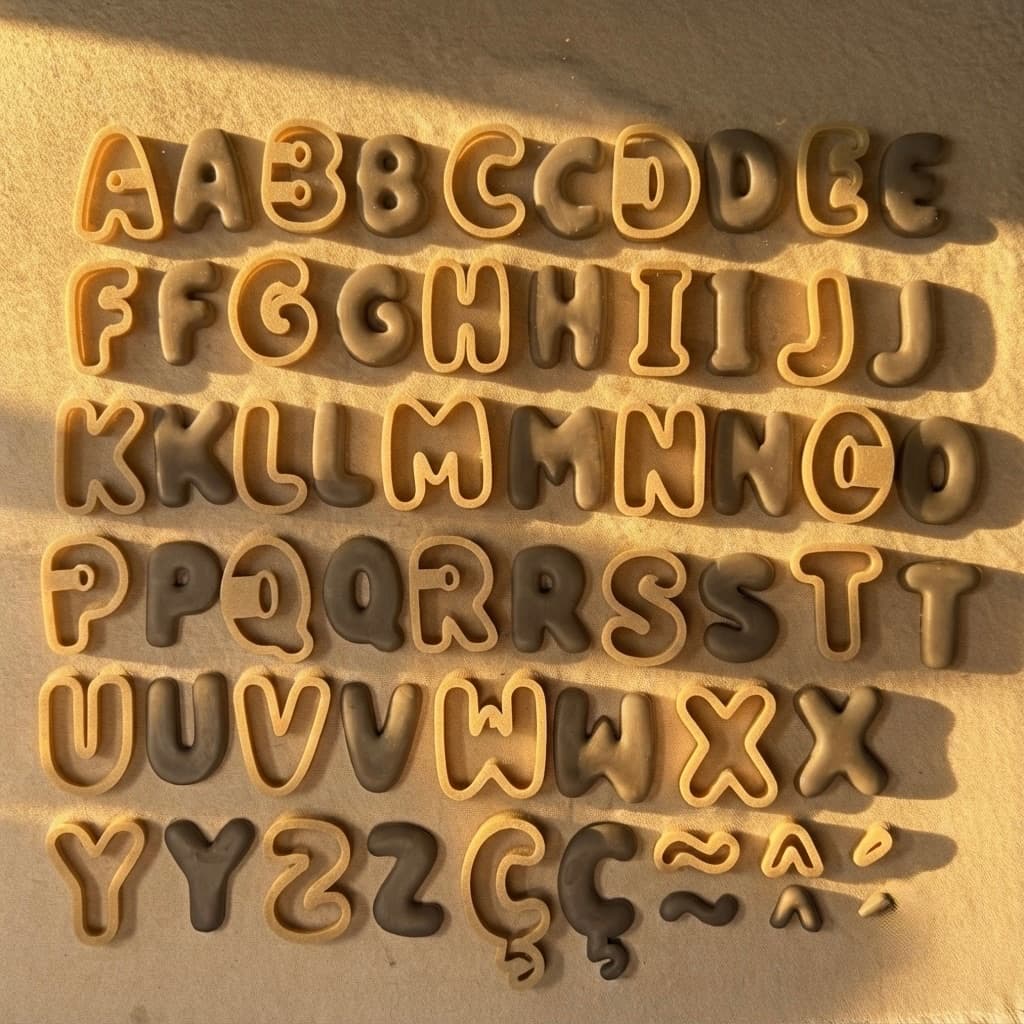 Recortadores Bubble Letters (KIT COMPLETO), Ferramentas